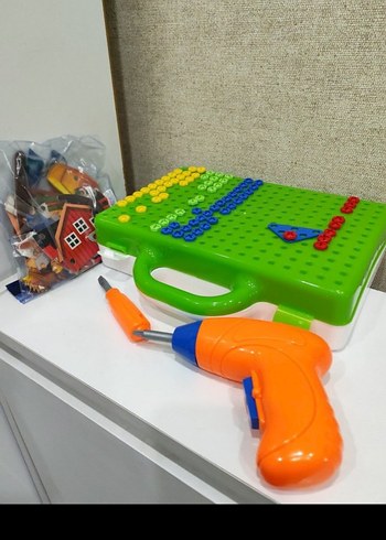 Renkli Eğitici Vida Oyuncak Seti - Görsel 5