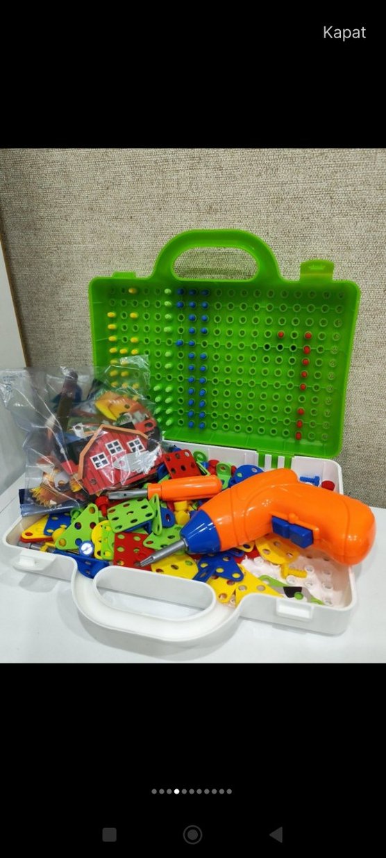 Renkli Eğitici Vida Oyuncak Seti - Görsel 2