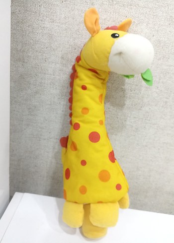 Renkli Sarı Zürafa Peluş Oyuncak - Görsel 3
