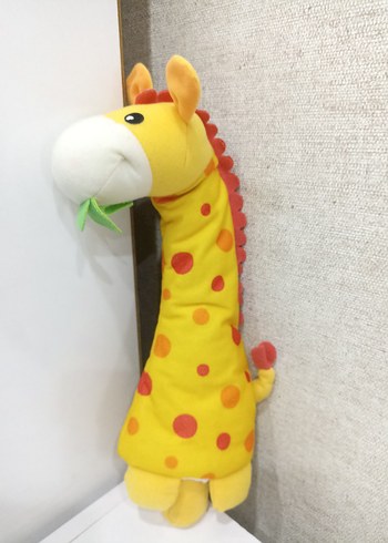 Renkli Sarı Zürafa Peluş Oyuncak - Görsel 4