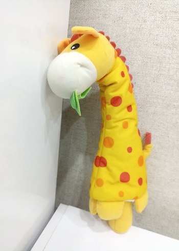 Renkli Sarı Zürafa Peluş Oyuncak - Görsel 2