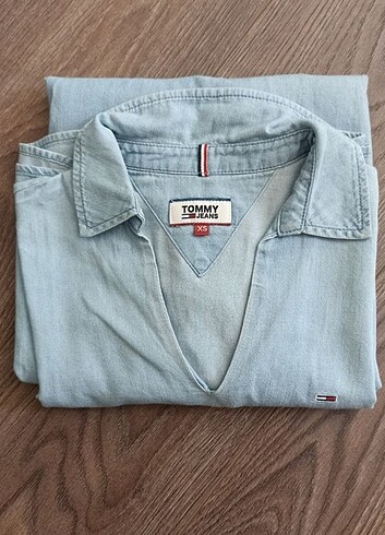 Tommy Jeans kadın kot elbise