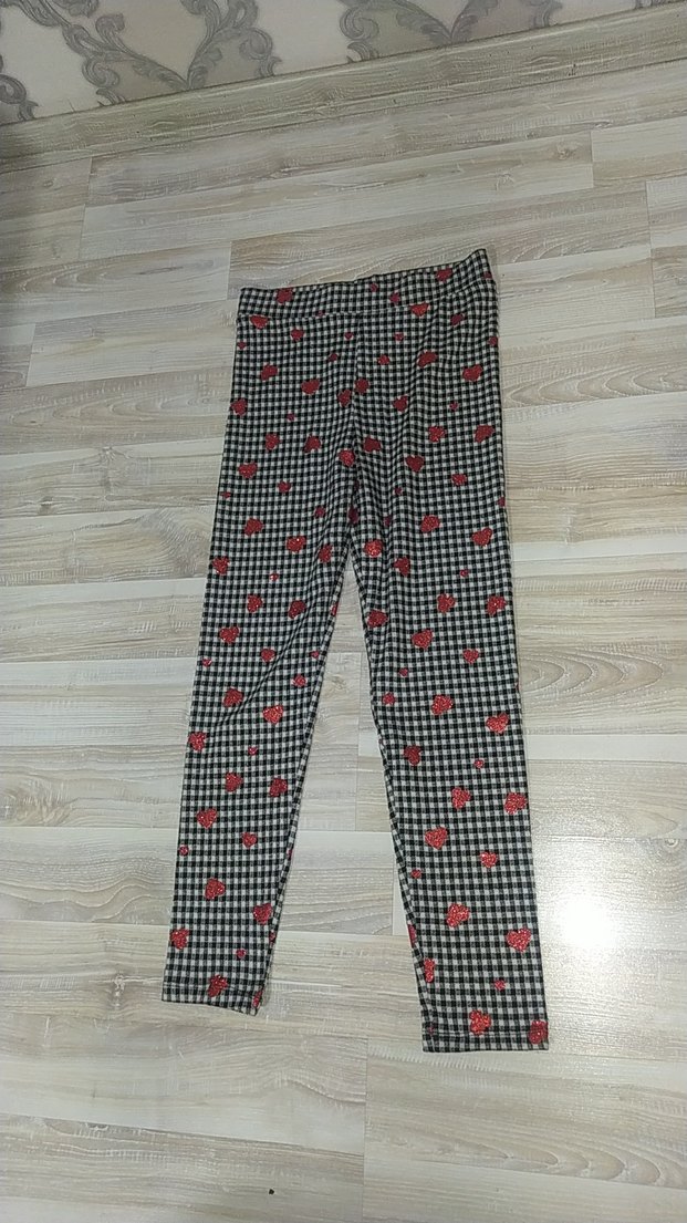 Renkli Puantiyeli Kız Tayt - Görsel 3