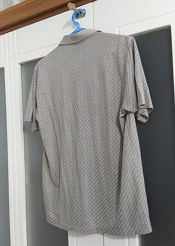 Gri Keten Erkek Polo Tişört - Görsel 4