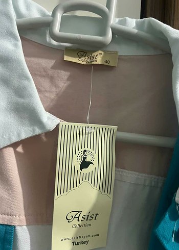 Renkli  Kadın Denim Ceket - Görsel 3