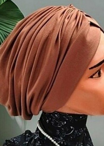 Kadın Çok Renkli Drapeli Bohem Türban - Görsel 2
