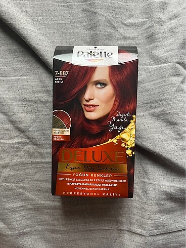 palette ateş kızılı saç boyası