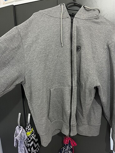 Mavi Jeans gri kapüşonlu hırka