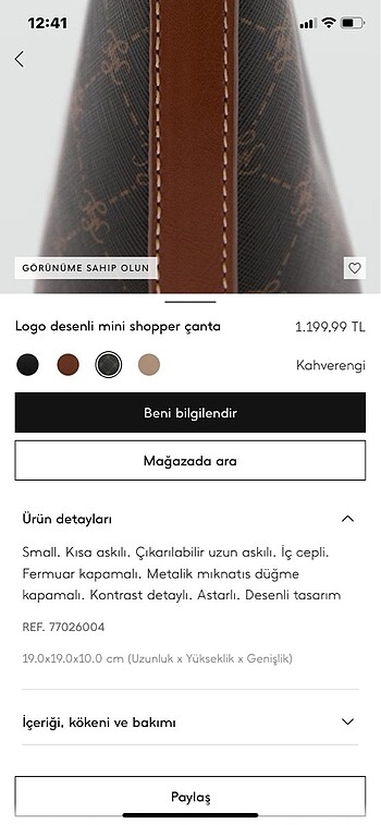 Beden kahverengi Renk Mango marka