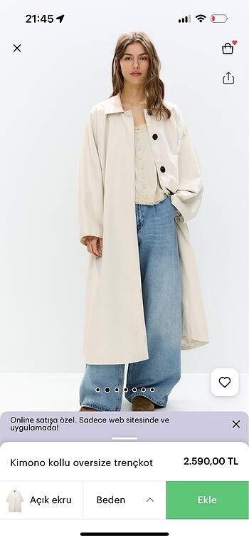 Pull&Bear marka xs beden s/m bedene de uygundur