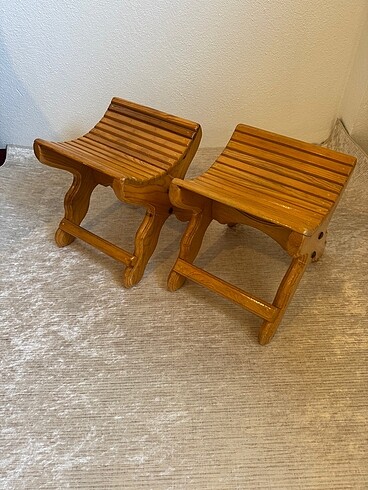  Beden ten rengi Renk 2 li tabure set ###cok amaçlı###