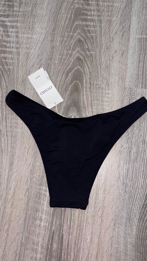 Siyah Strappy Bikini Altı - Görsel 2