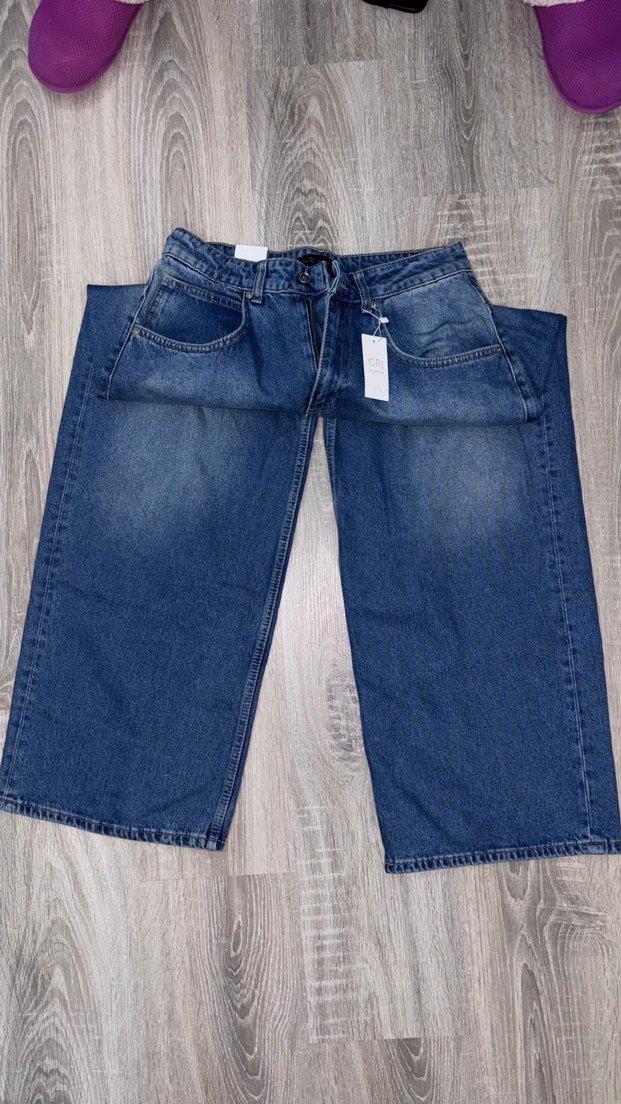 Günlük Kullanım İçin Mavi Kadın Denim Pantolon - Görsel 2