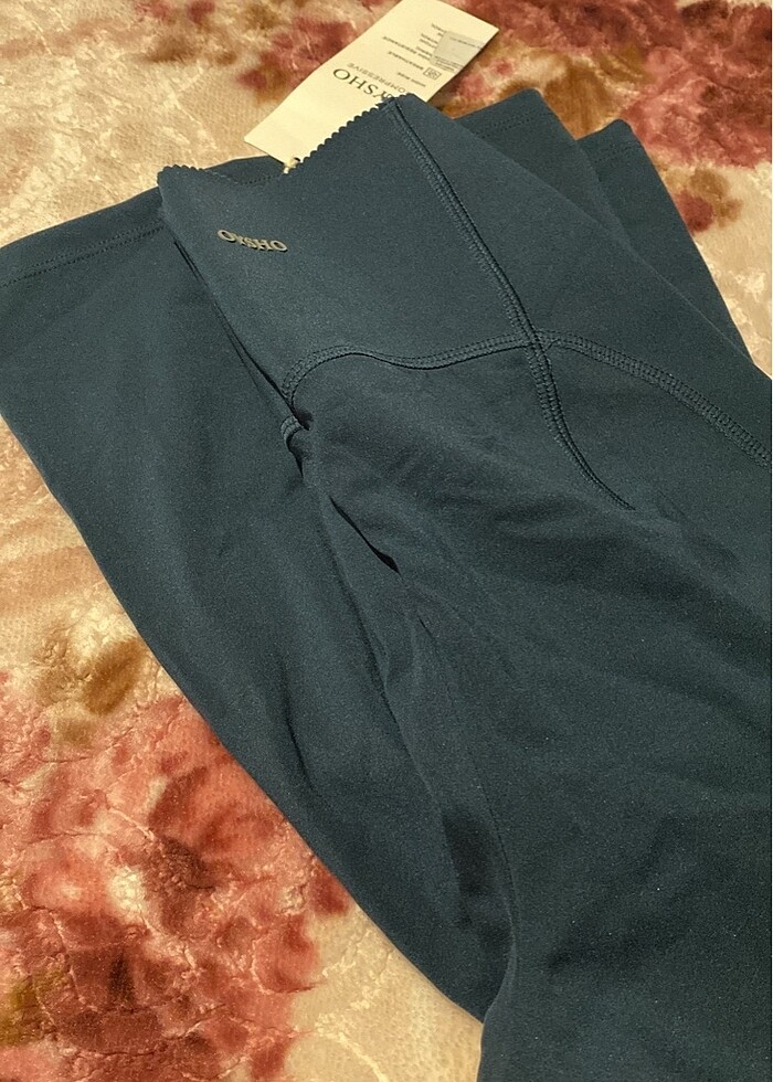 Petrol yeşili Tayt, Dar Kesim, - Görsel 5