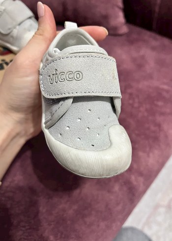 Gri kız Bebek İlk Adım Ayakkabısı vicco - Görsel 2