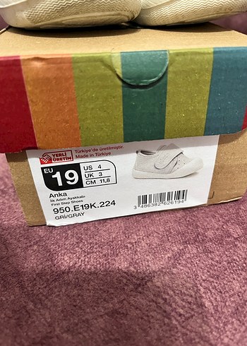 Gri kız Bebek İlk Adım Ayakkabısı vicco - Görsel 5