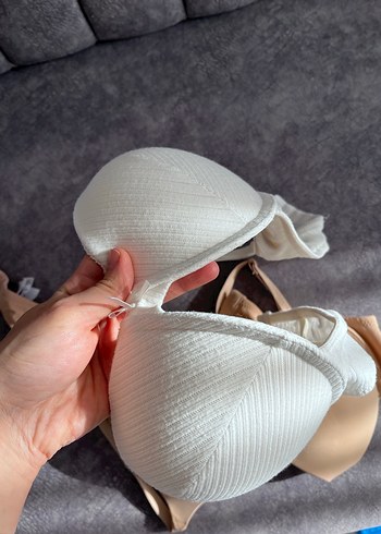 Bej Minimalist Sütyen - Görsel 6