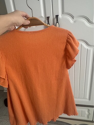Önü aplike lastik bluz - Görsel 10