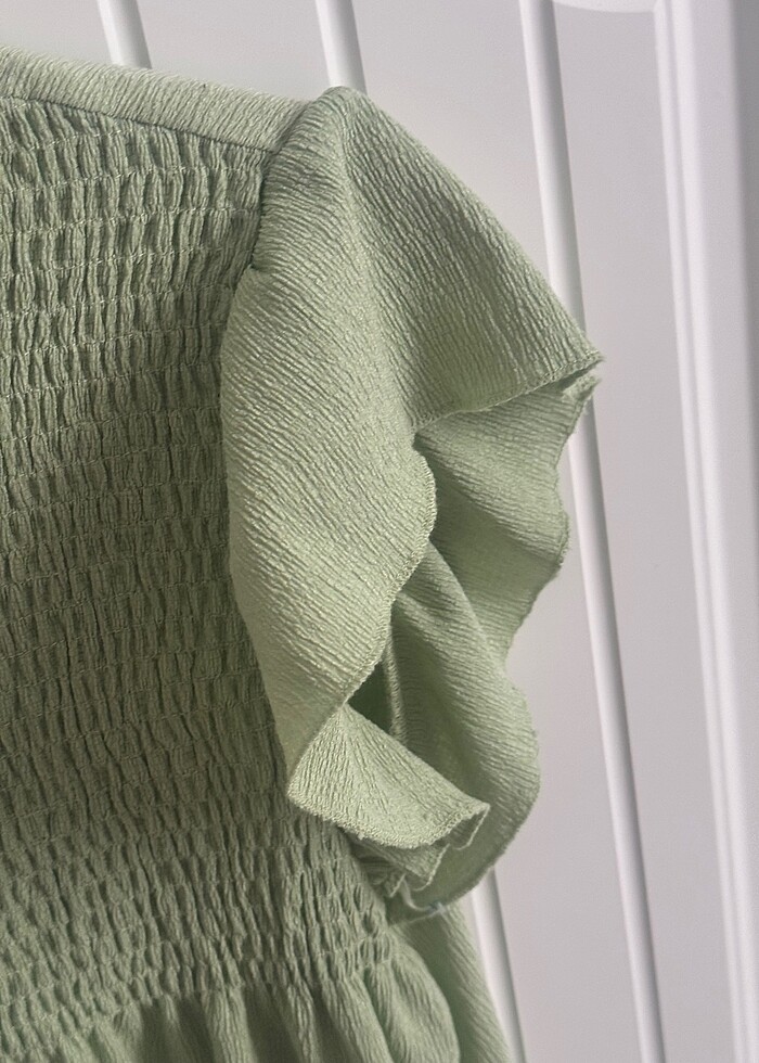 Önü aplike lastik bluz - Görsel 4