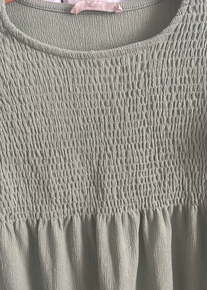 Önü aplike lastik bluz - Görsel 2