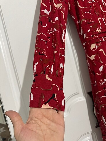 Pamuklu süprem elbise - Görsel 7