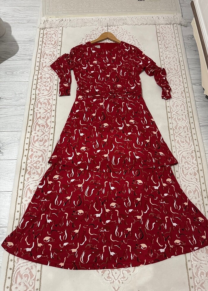 Pamuklu süprem elbise - Görsel 2