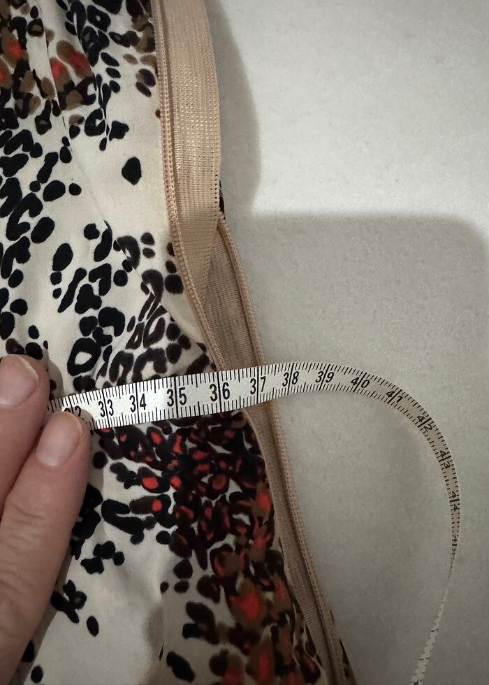 Leopar kloş elbise - Görsel 4