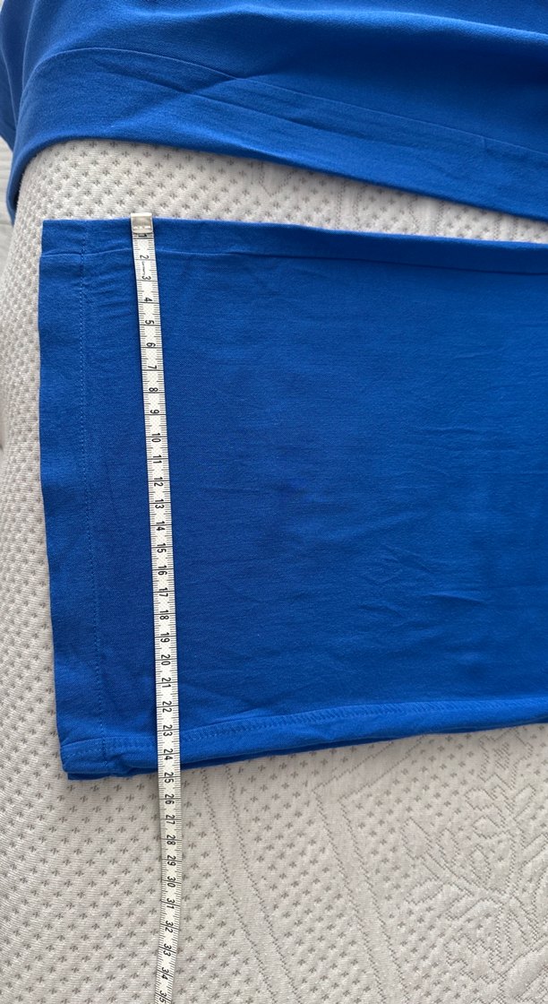 Mavi Rahat Kesim Keten Pantolon - Görsel 4