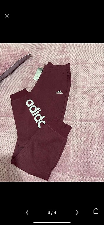 s Beden bordo Renk Adidas eşofman altı