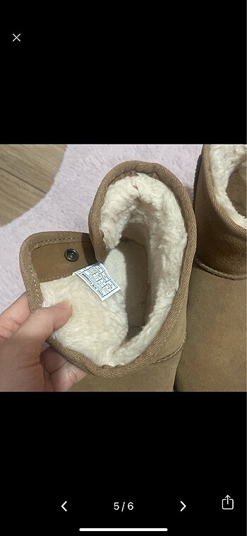 38 Beden kahverengi Renk Ugg bot