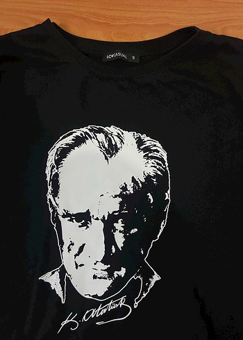 Kadın Siyah Atatürk Baskılı Sweatshirt - Görsel 2