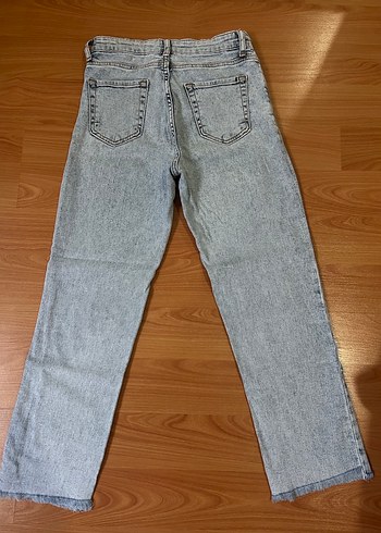 Buz mavisi Kadın Denim Pantolon - Görsel 3