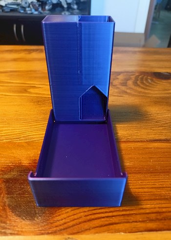 Mini Zar Kulesi (Dice Tower) mavi-mor - Görsel 2