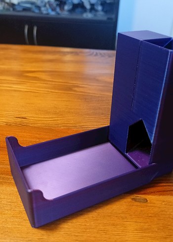 Mini Zar Kulesi (Dice Tower) mavi-mor