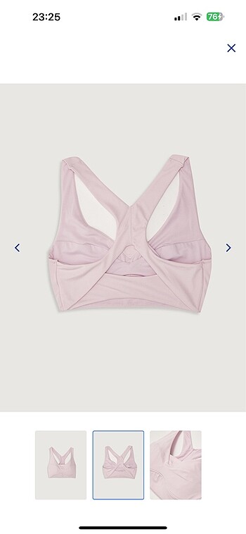 LC Waikiki 2 adet LCW sporcu sütyeni pembe ve siyah