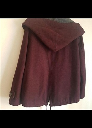 s Beden Pull bear bordo kaban