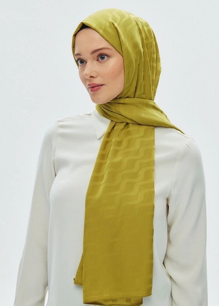 İpeksi jakar şal - Görsel 3