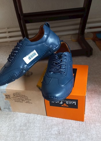 Lacivert Erkek Spor Ayakkabı Velcro Detaylı - Görsel 2