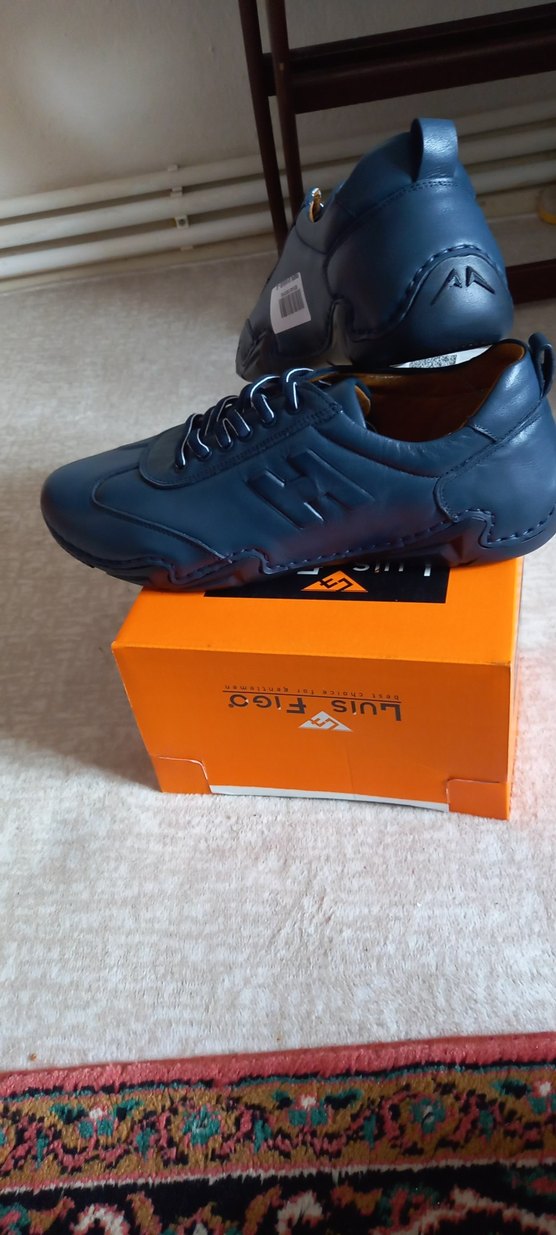 Lacivert Erkek Spor Ayakkabı Velcro Detaylı - Görsel 3