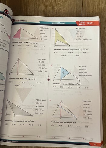 Beden Renk TYT-AYT Geometri Soru Bankası MikrOOrijinal