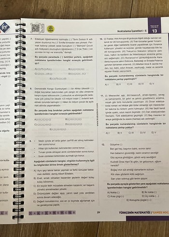Beden Türkçenin Matematiği Dil Bilgisi Soru Bankası