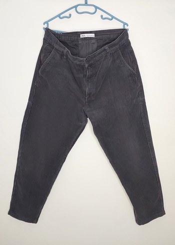 zara carrot fitilli pantolon - Görsel 5