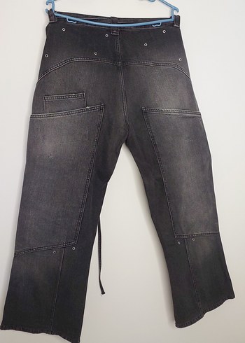 kemerli ispanyol paça zara jean - Görsel 7