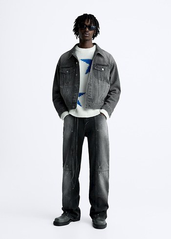 kemerli ispanyol paça zara jean - Görsel 3