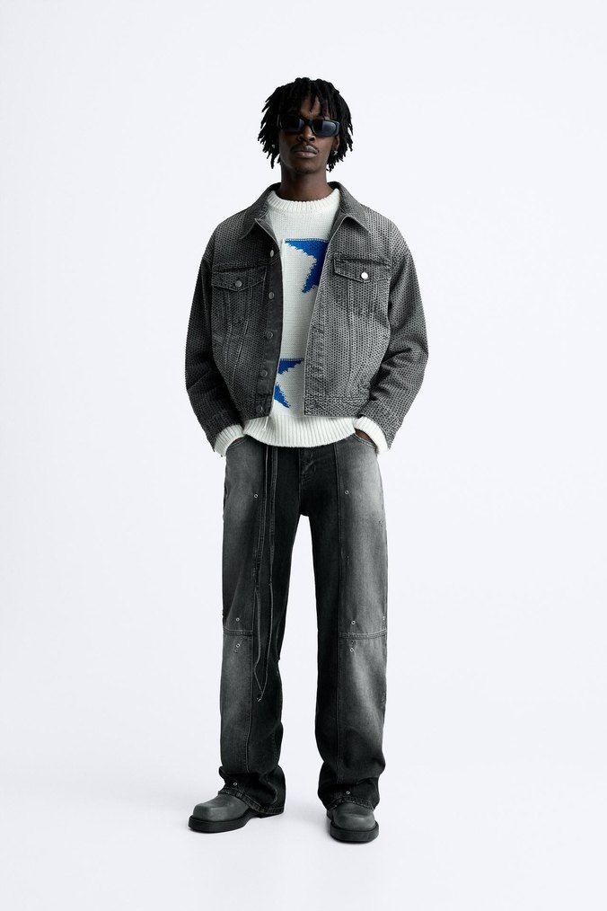 kemerli ispanyol paça zara jean - Görsel 3