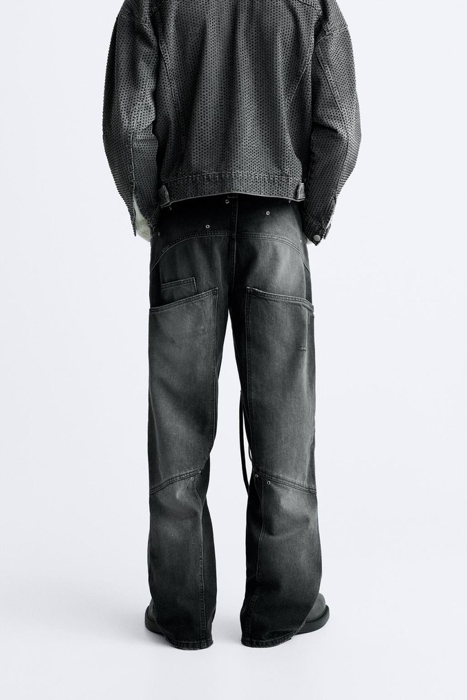 kemerli ispanyol paça zara jean - Görsel 2