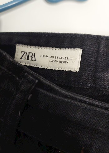 Fermuarlı flared zara jean - Görsel 6