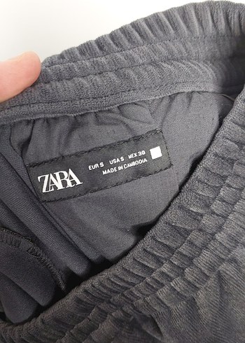 jogger bel fitilli kadife zara pantolon - Görsel 3