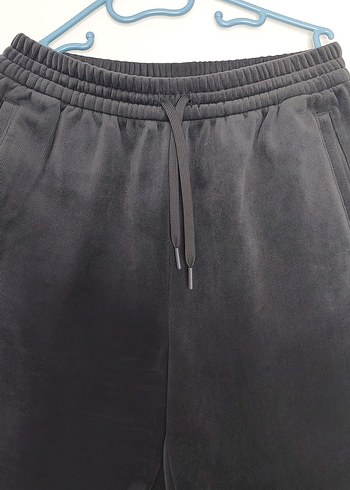 jogger bel fitilli kadife zara pantolon - Görsel 5