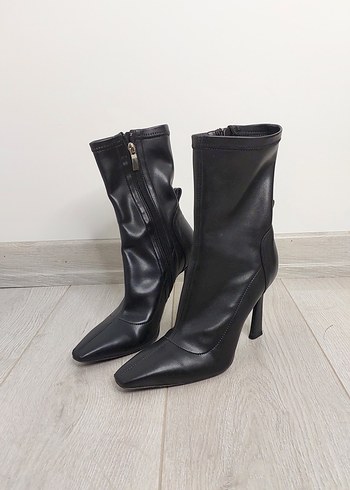 Siyah derimod bot - Görsel 8